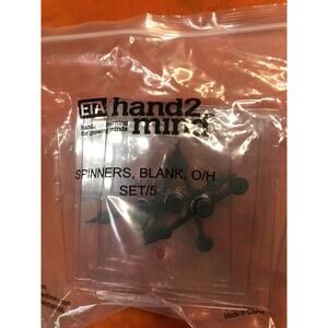 ETA hand2mind Clear Transparent Spinners Pack of 5